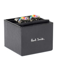 Silver 'Artist Stripe' Chameleon Cufflinks