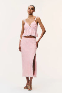 Silvia Crepe Midi Skirt