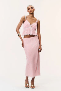 Silvia Crepe Midi Skirt