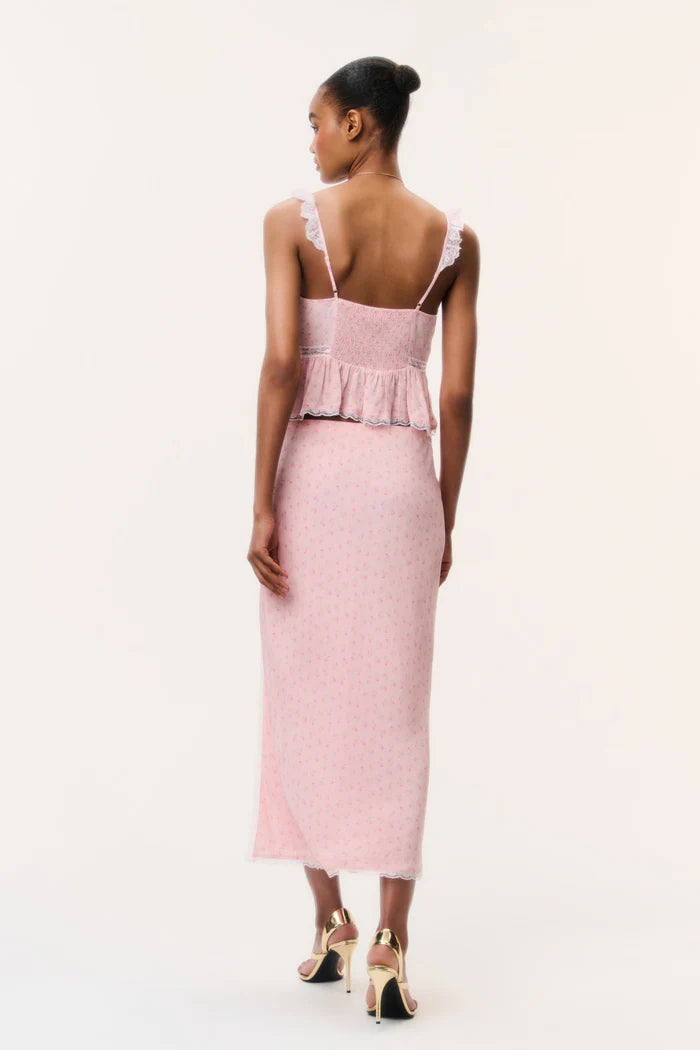 Silvia Crepe Midi Skirt