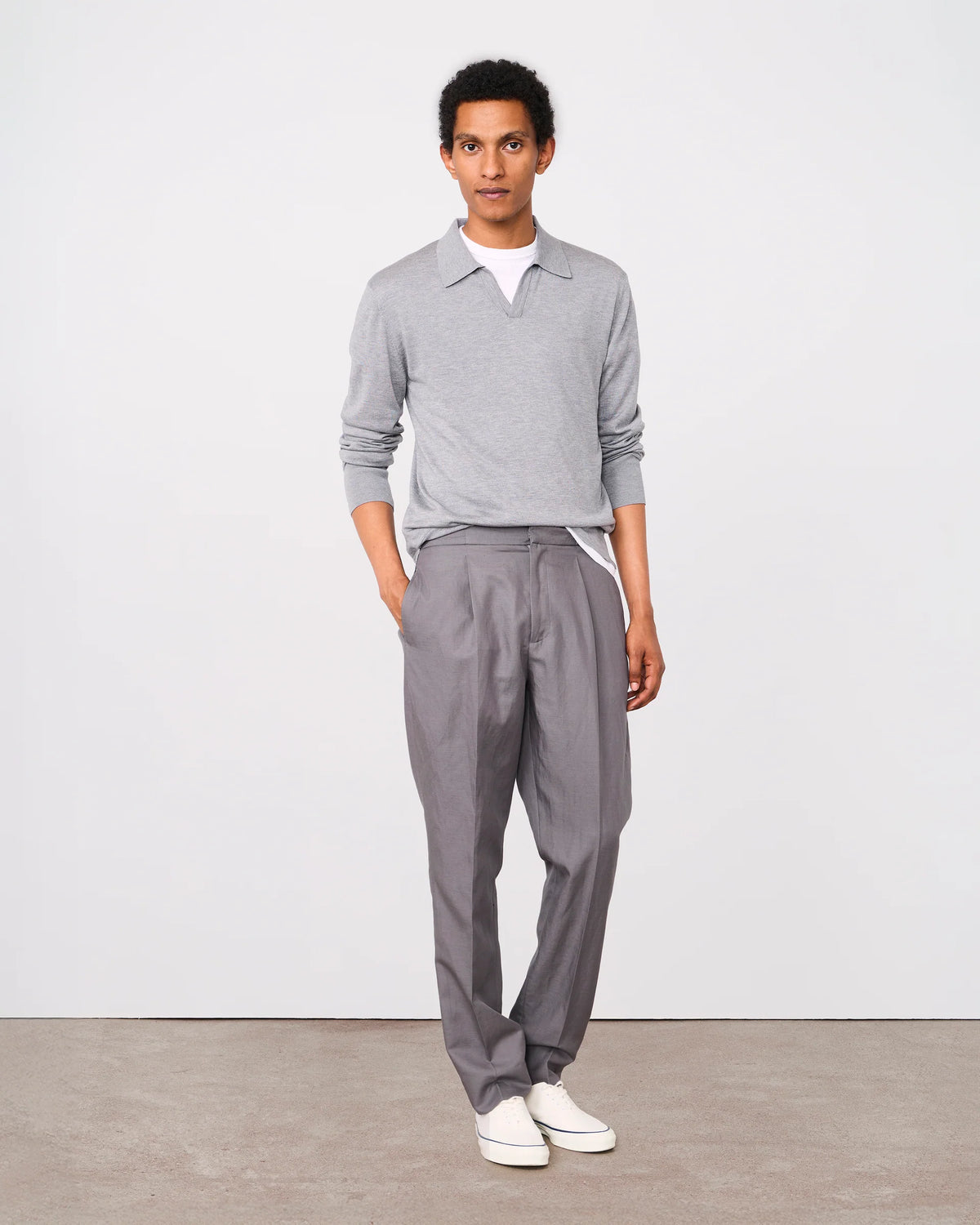 Simone Knitted Polo