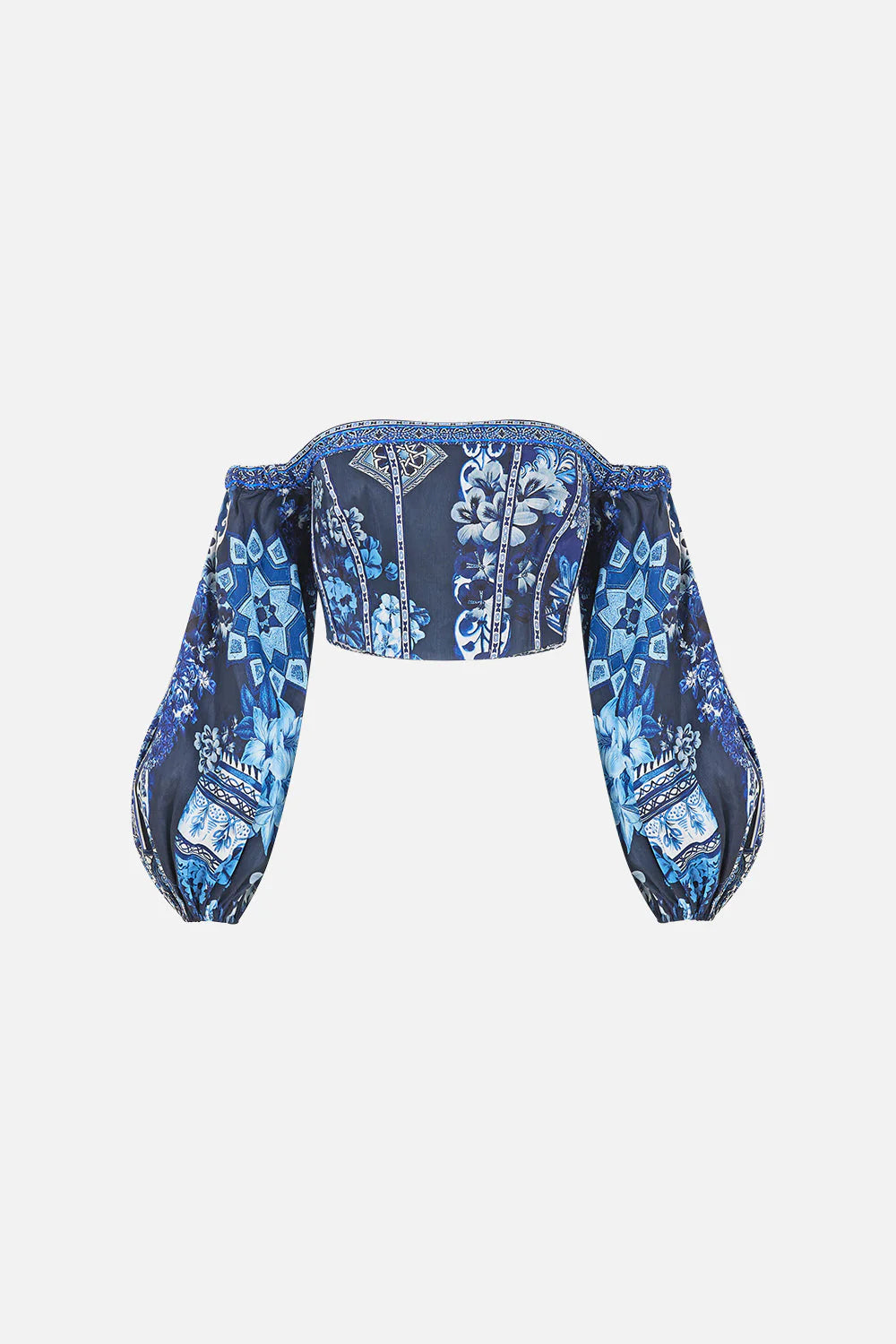 Sleeved Corset Crop Top