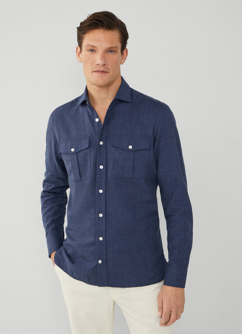 Slim Fit Cargo Shirt