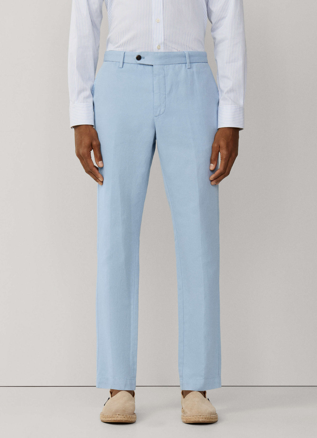 Slim Fit Kensington Linen Chino