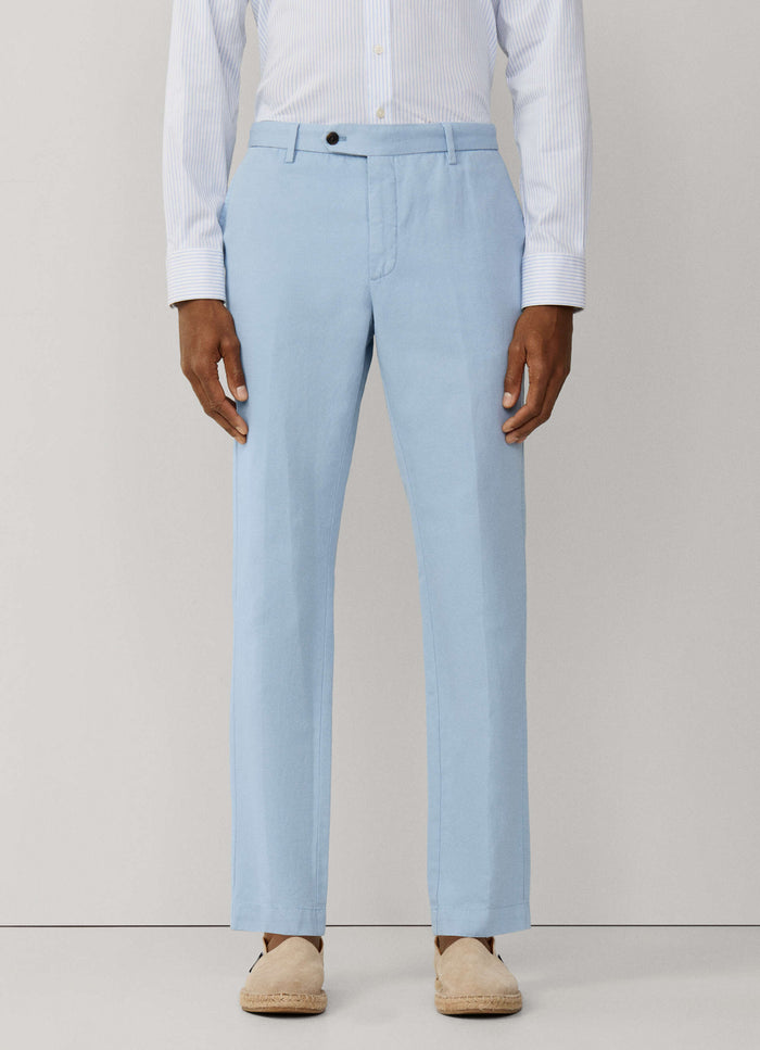 Slim Fit Kensington Linen Chino
