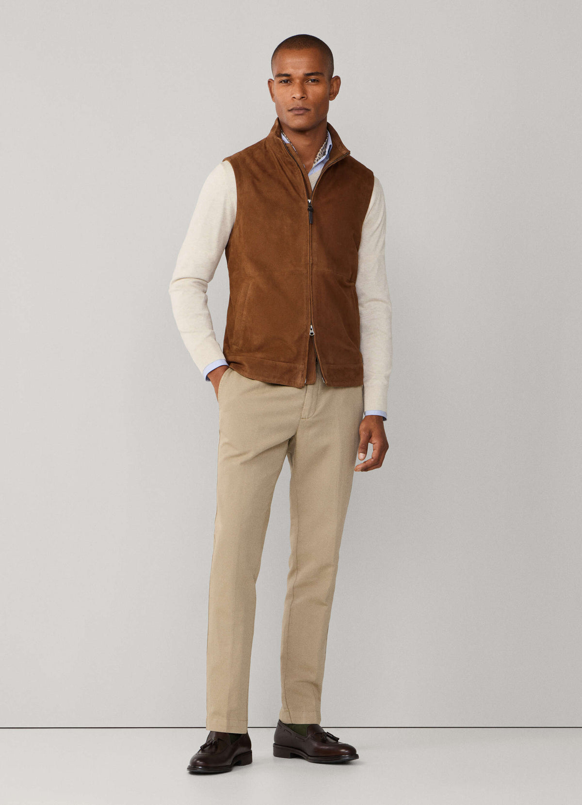 Slim Fit Kensington Linen Chino