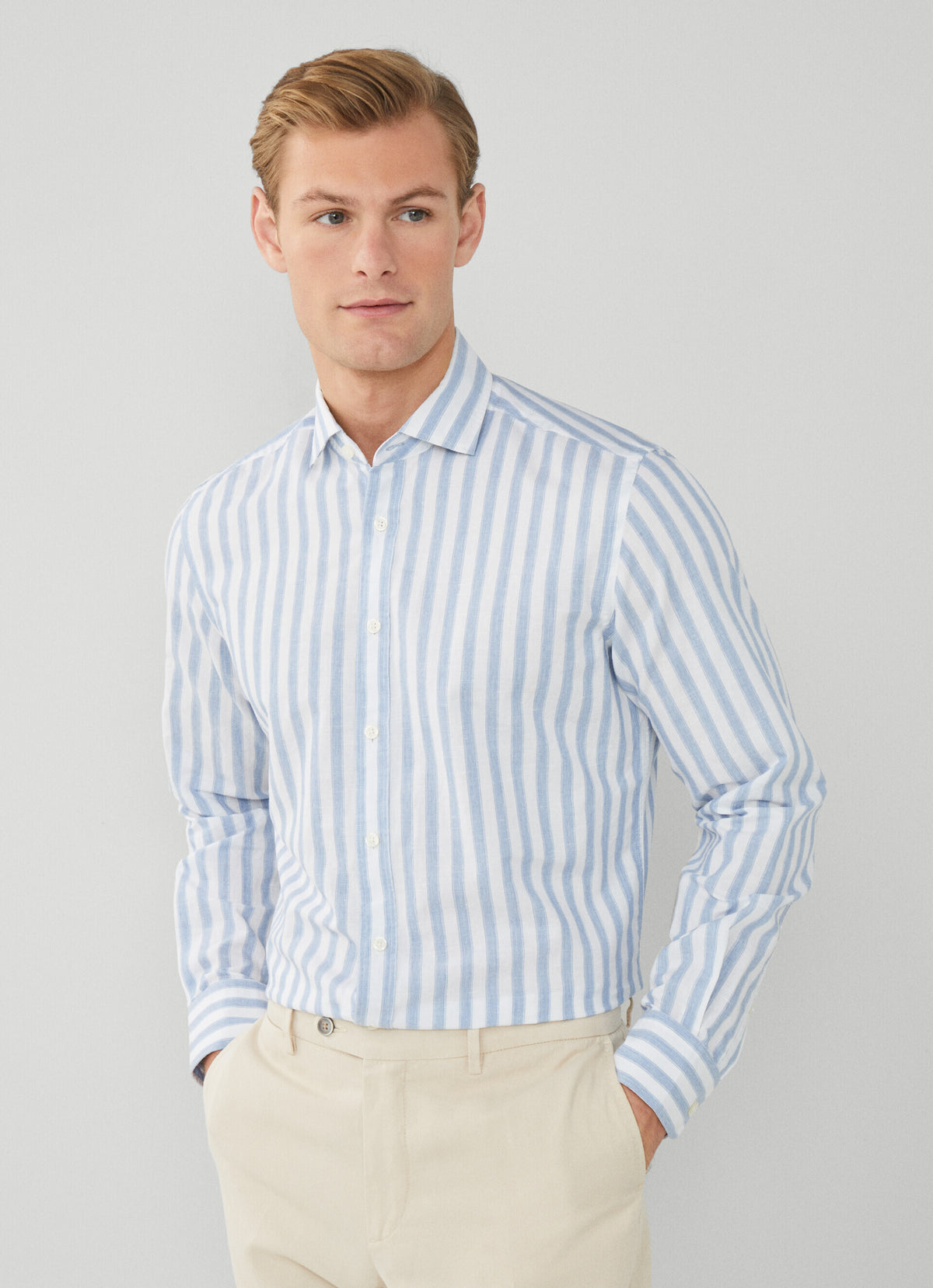 Slim Fit Striped Shirt