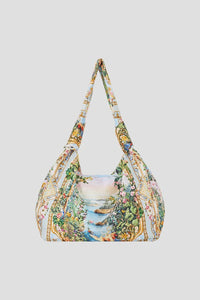 Slouch Shoulder Bag With Knot Details