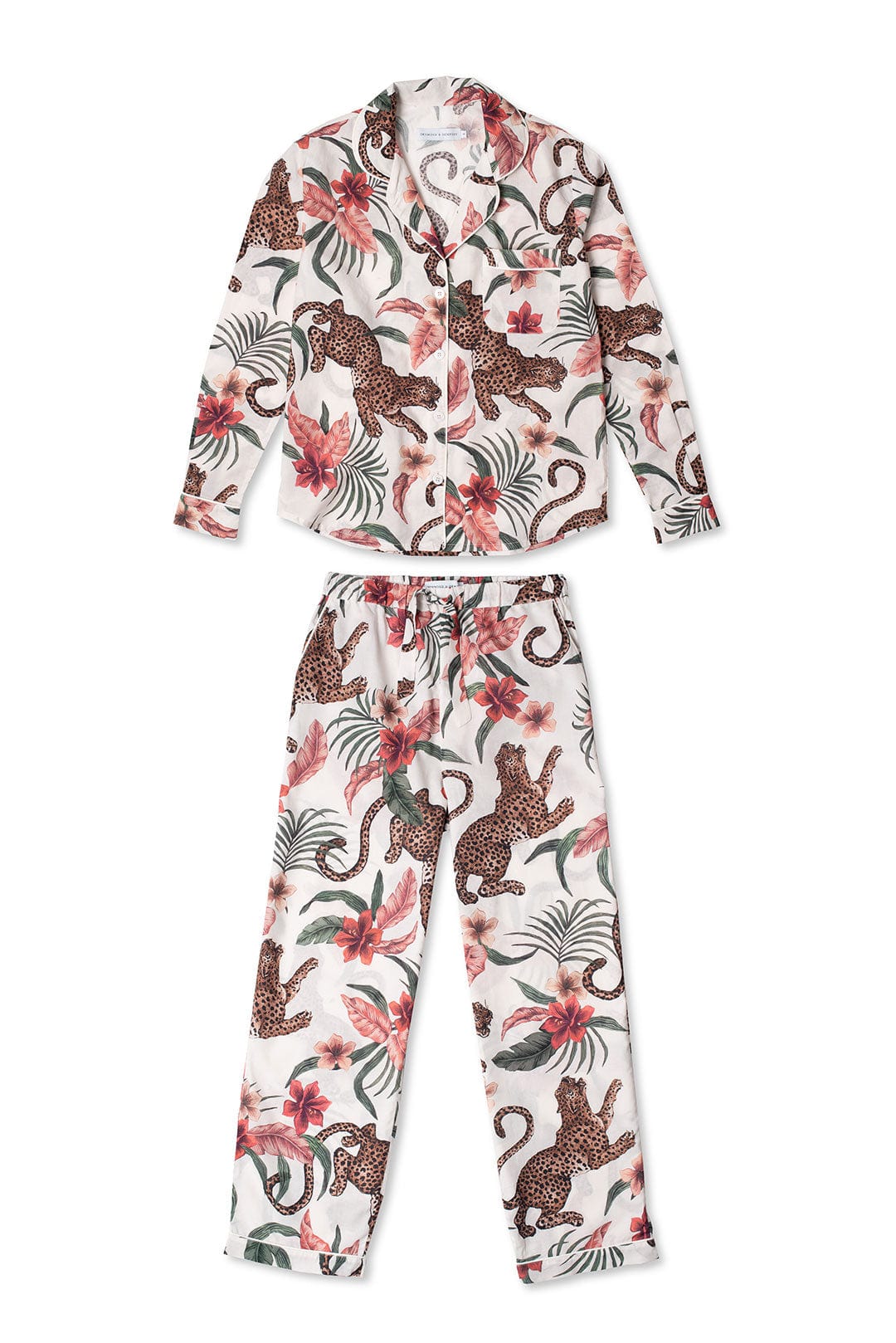 WOMENS LONG SET (Soleia Leopard Cream)