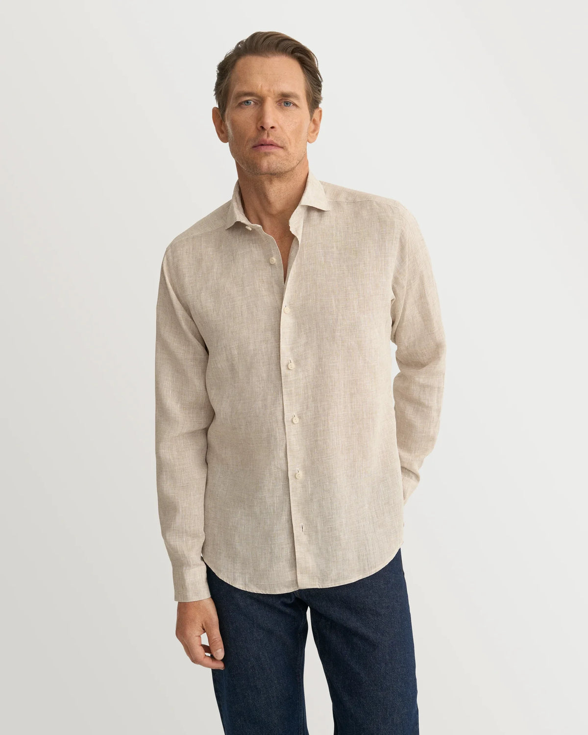 Solid Linen Shirt