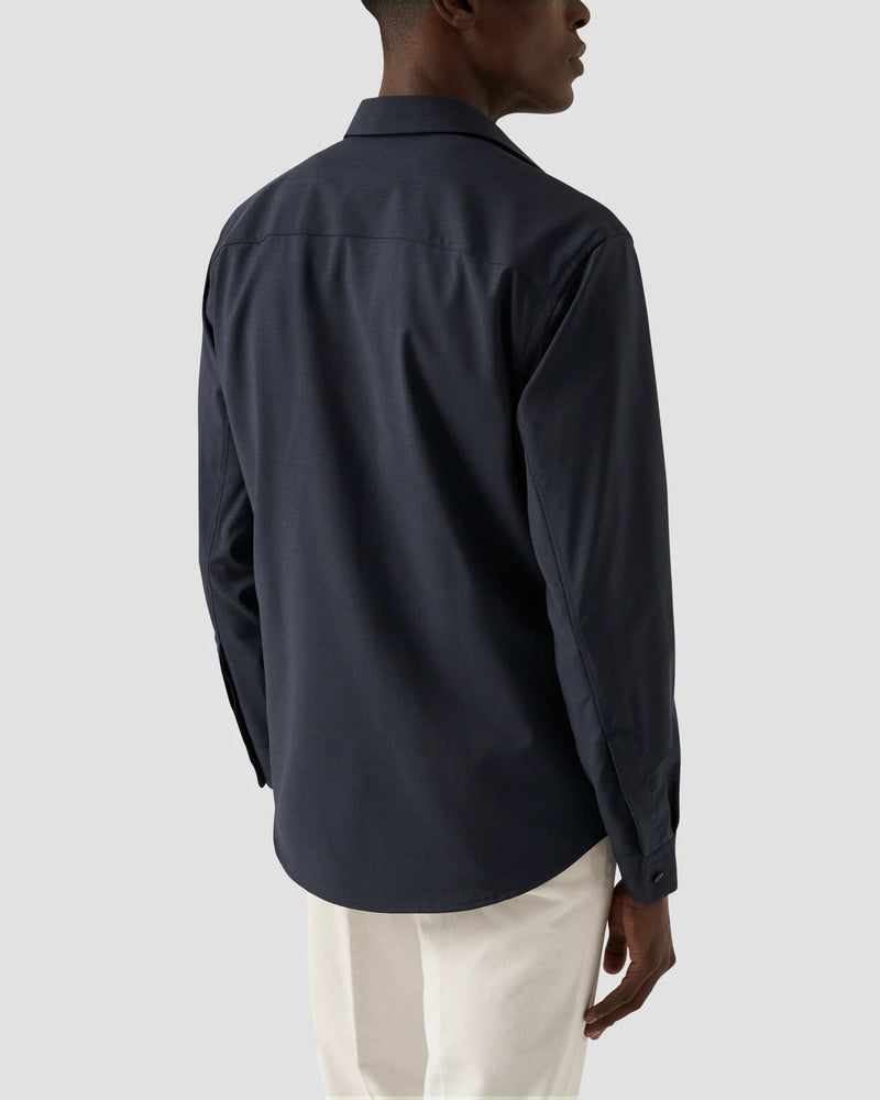 Solid Merino Wool Shirt