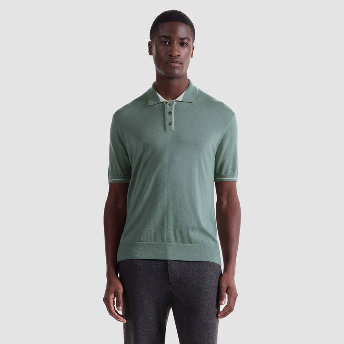 Solid Rib Merino-Silk Sweater