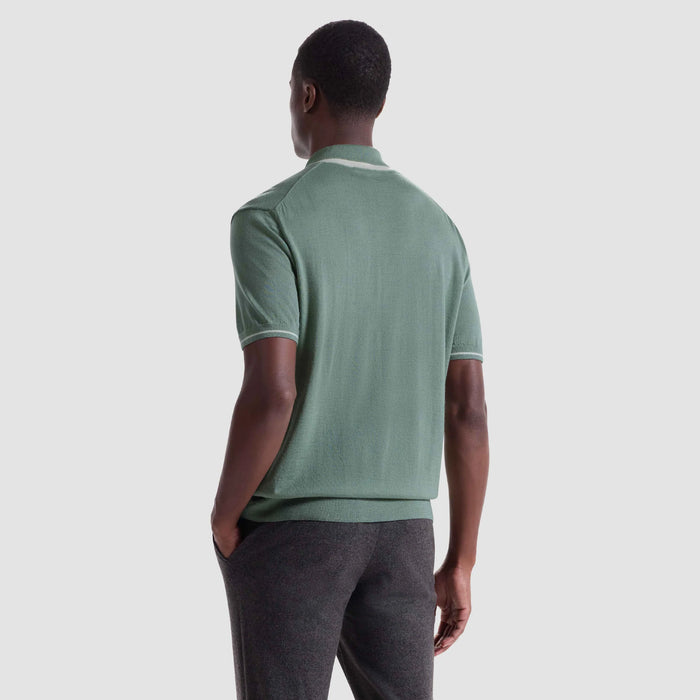 Solid Rib Merino-Silk Sweater