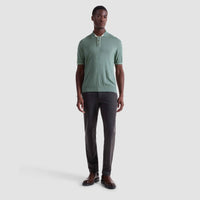 Solid Rib Merino-Silk Sweater