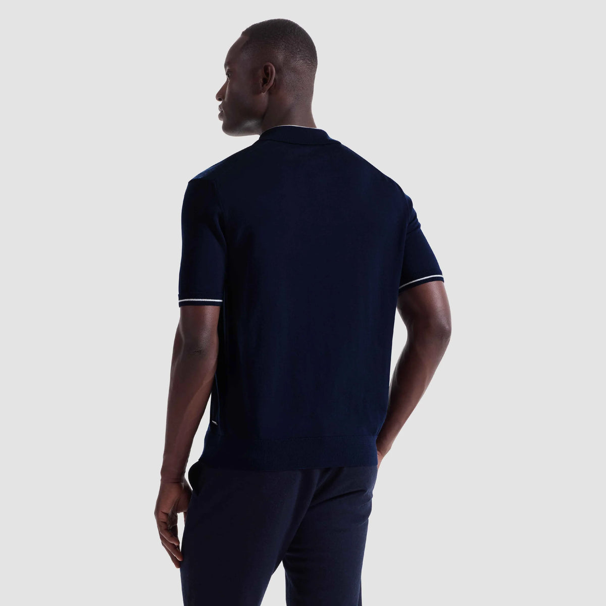 Solid Rib Merino-Silk Sweater