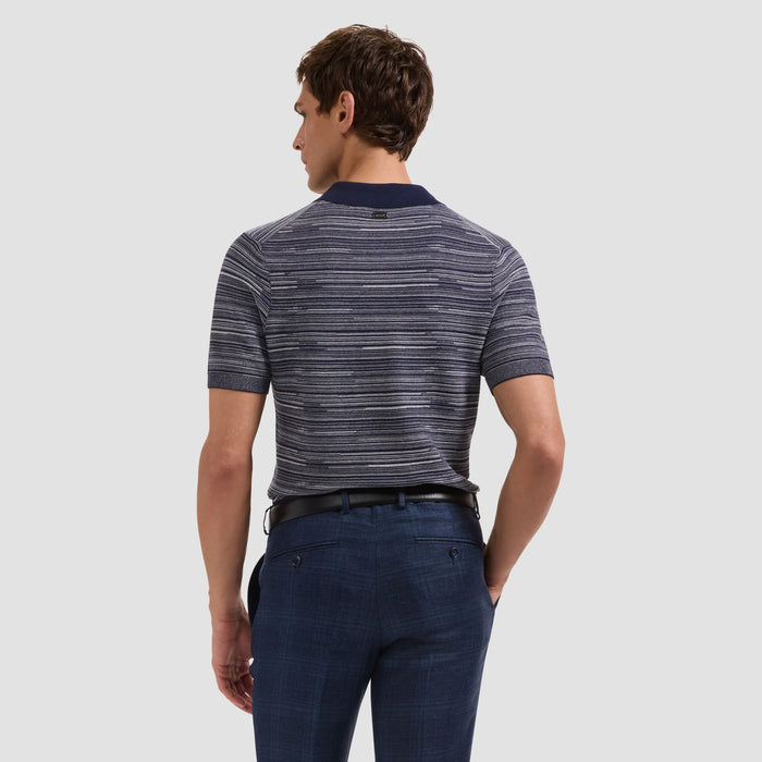 Space Dyed Polo Sweater