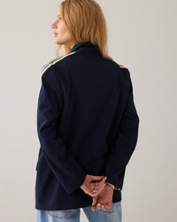 Sporty Taped Boyfriend Blazer