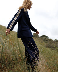 Sporty Taped Boyfriend Blazer