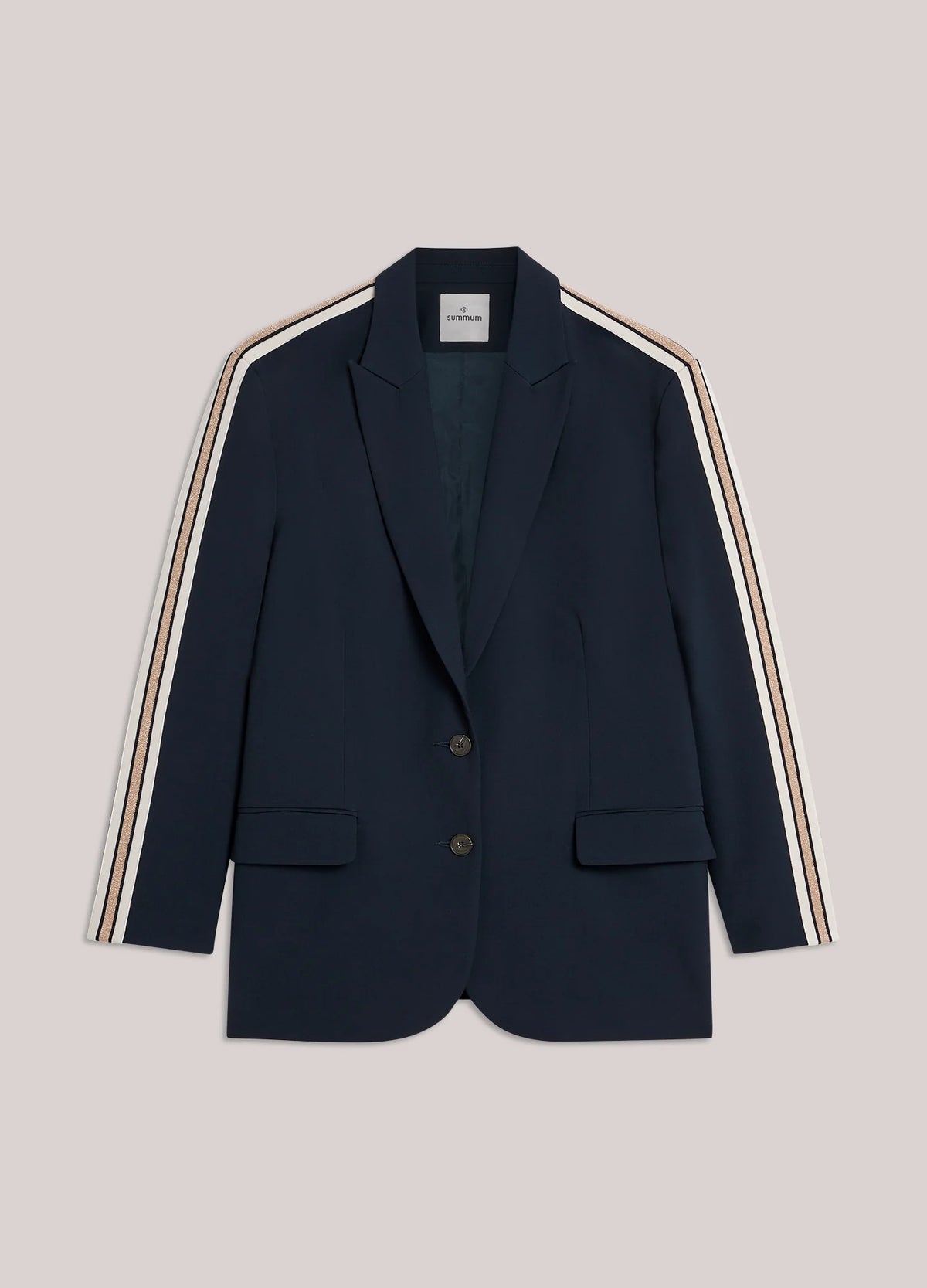 Sporty Taped Boyfriend Blazer