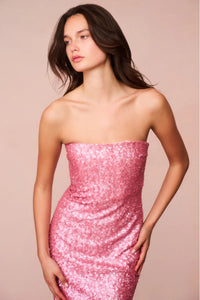 Stasia Sequined Ombré Dress