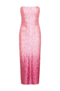 Stasia Sequined Ombré Dress