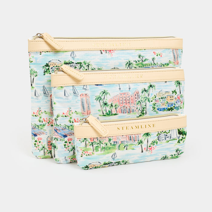 Hamilton Princess Bermuda x SteamLine - Cosmetic Case Set