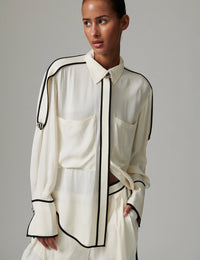 Stello Matte Crepe Shirt