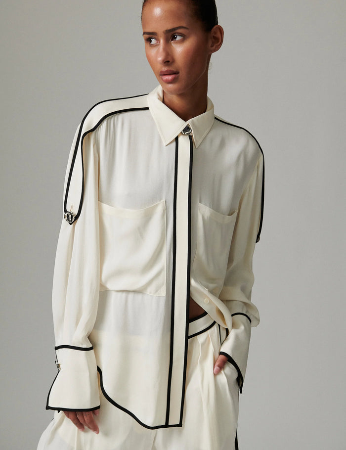Stello Matte Crepe Shirt