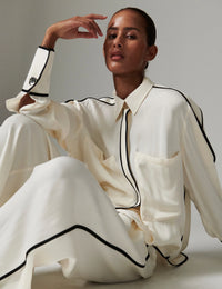 Stello Matte Crepe Shirt