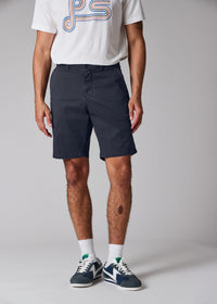Stretch Twill Embroidery Shorts