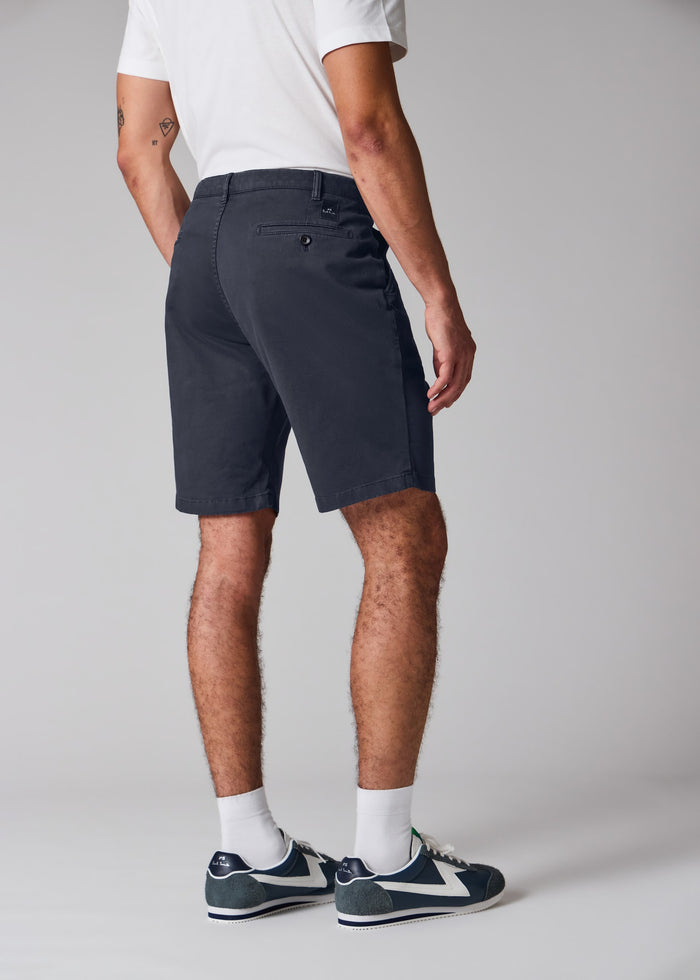 Stretch Twill Embroidery Shorts