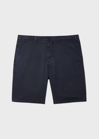 Stretch Twill Embroidery Shorts