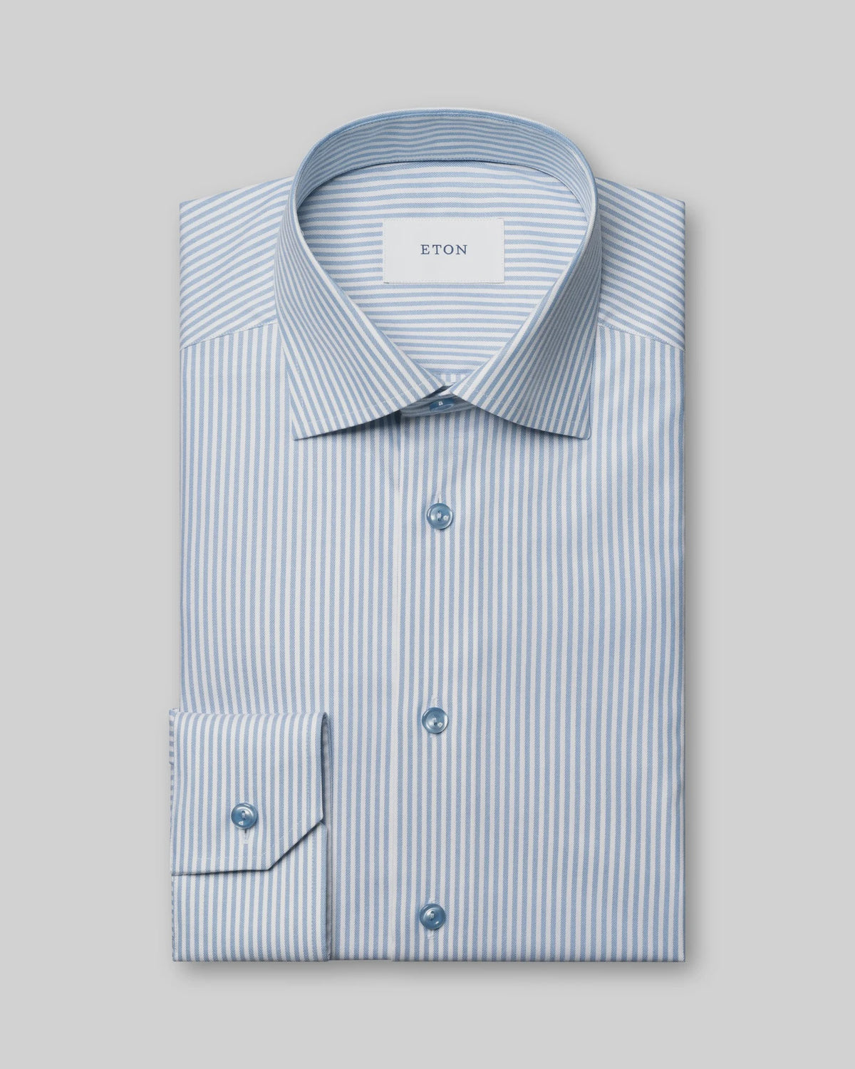 Slim Striped Tencel Shirt