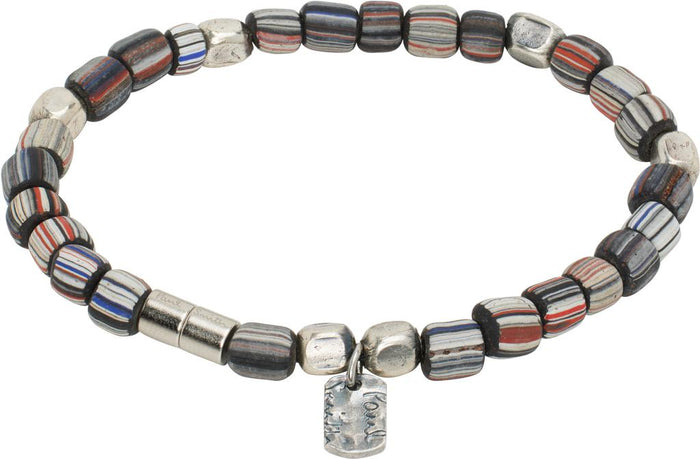 Striped Bead Bracelet