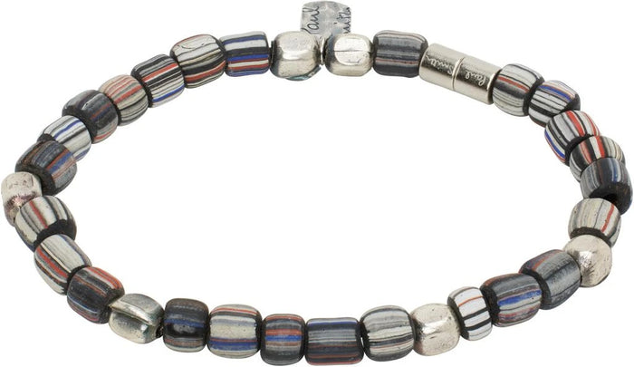 Striped Bead Bracelet
