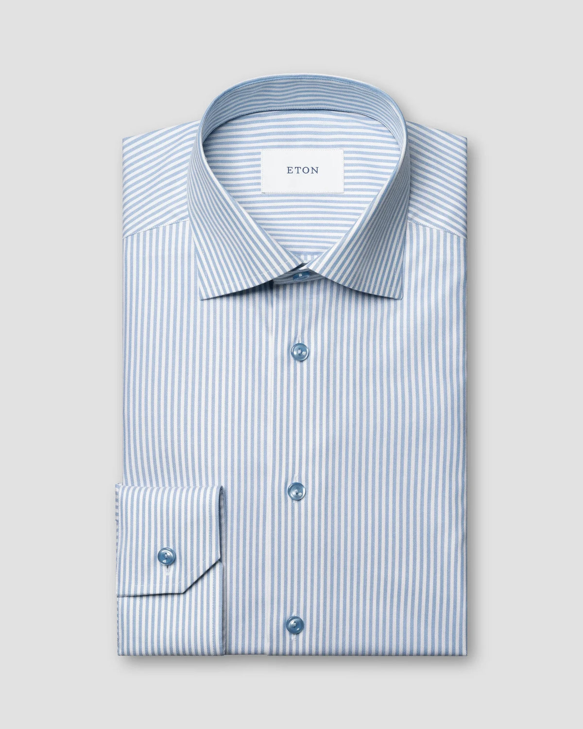 Slim Striped Tencel Shirt