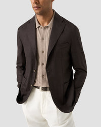 Structured Knit Polo Shirt