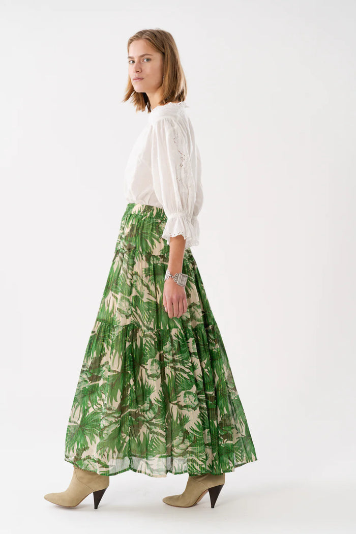SunsetLL Maxi Skirt - Green