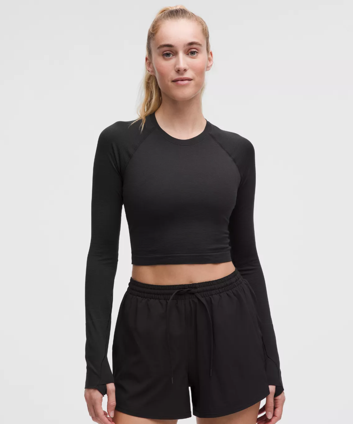 Swiftly Tech Cropped Long-Sleeve Shirt 2.0