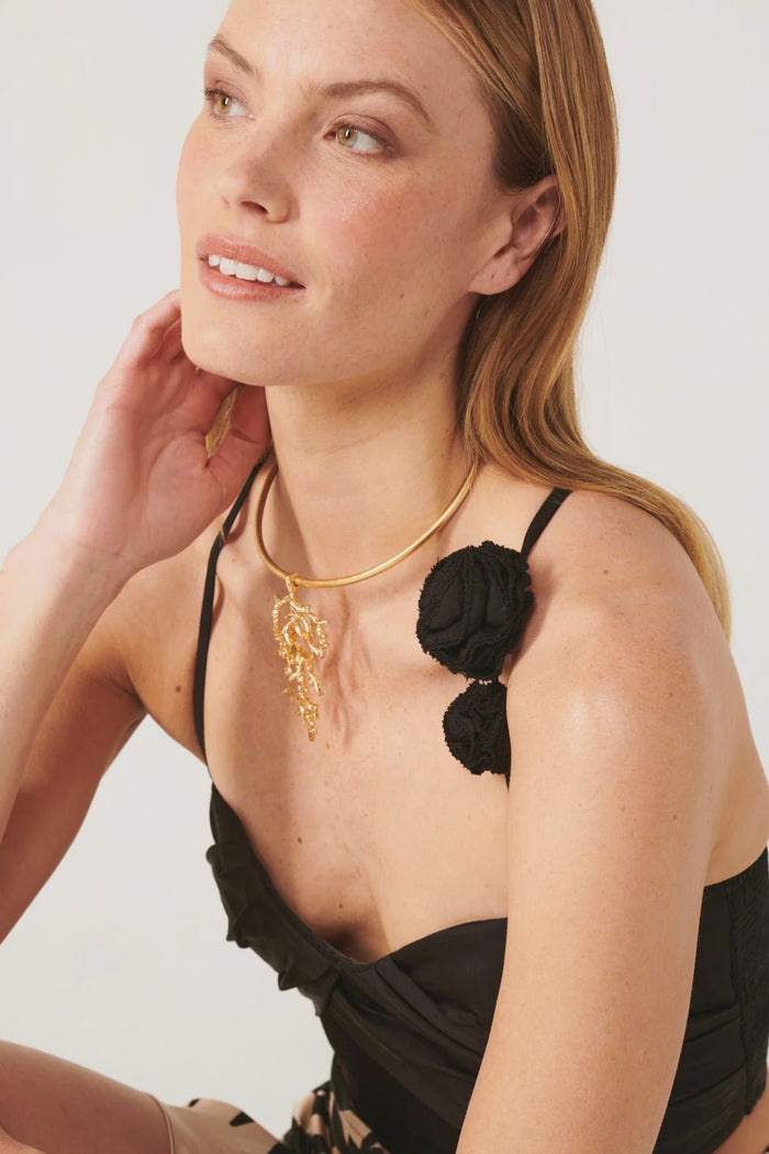 Top Palmire Black Plain