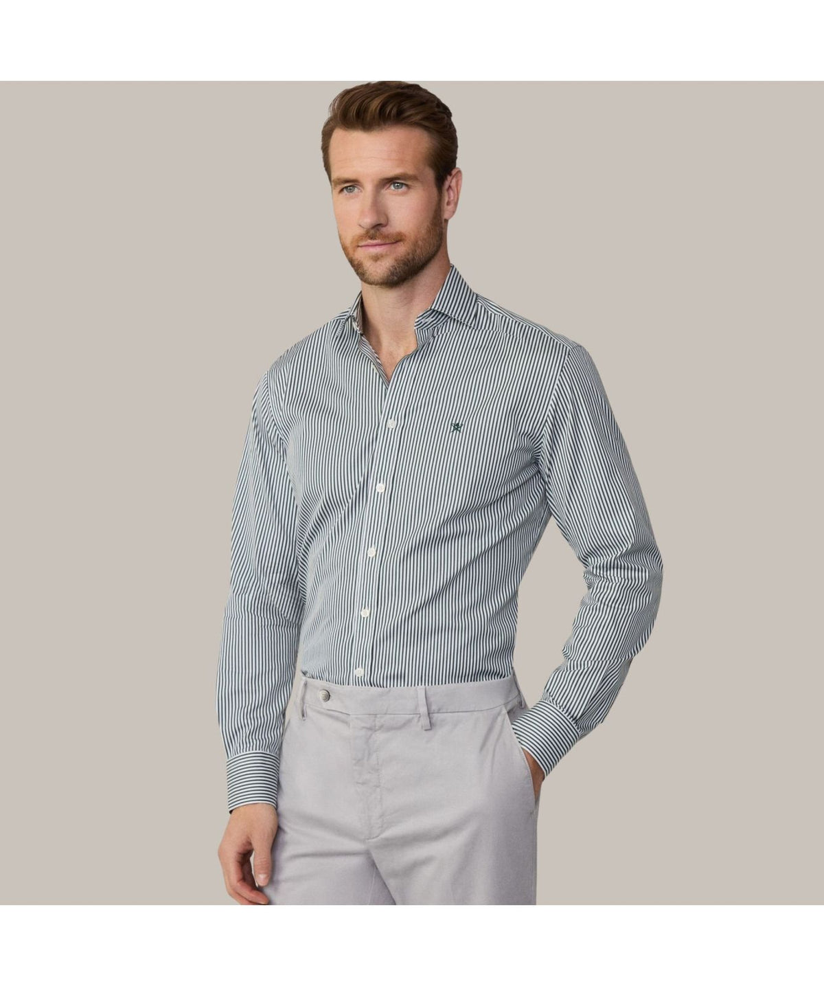 Tailored Fit Bengal Stripe Shirt