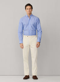 Tailored Fit Cotton Linen Stripe Shirt
