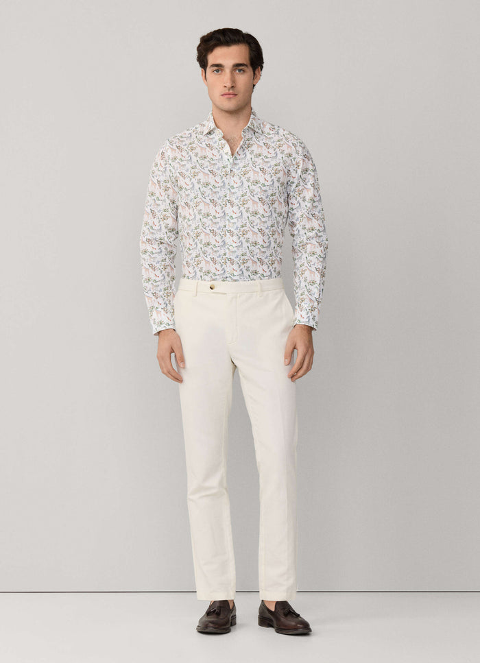 Tailored Fit Fauna Print Shirt