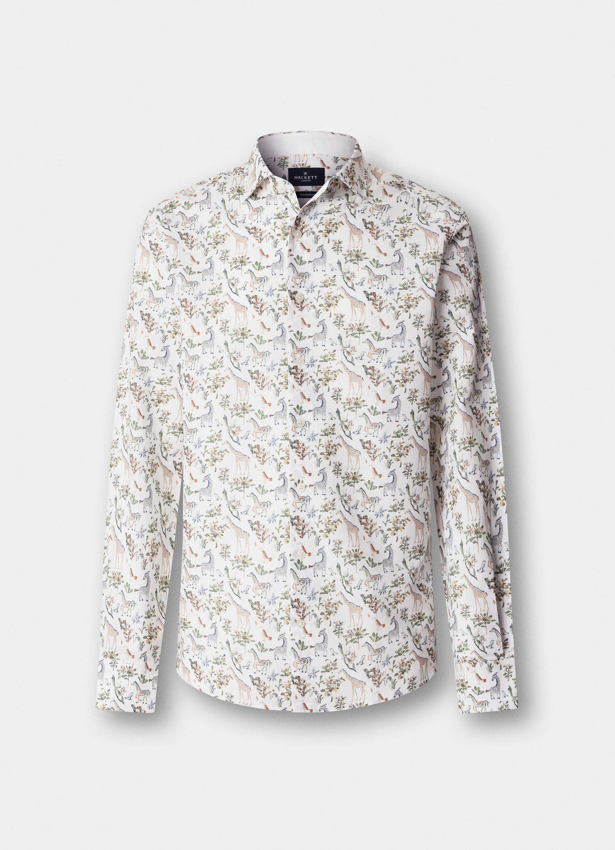 Tailored Fit Fauna Print Shirt