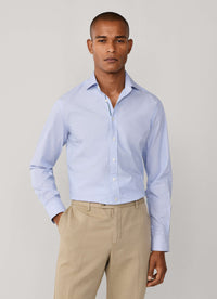 Tailored Fit Hairline Stripe Shirt