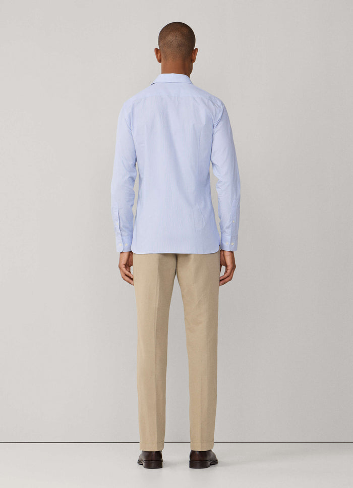 Tailored Fit Hairline Stripe Shirt