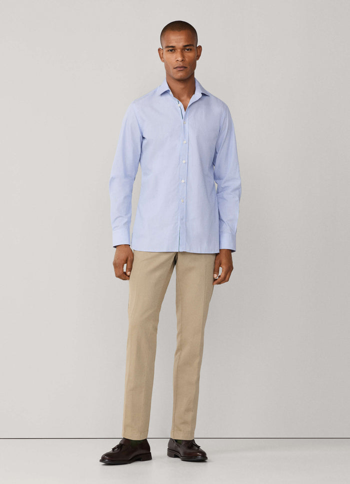 Tailored Fit Hairline Stripe Shirt