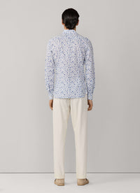 Tailored Fit Island Print Shirt