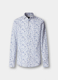 Tailored Fit Island Print Shirt