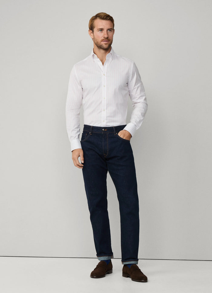Tailored Herringbone Stripe